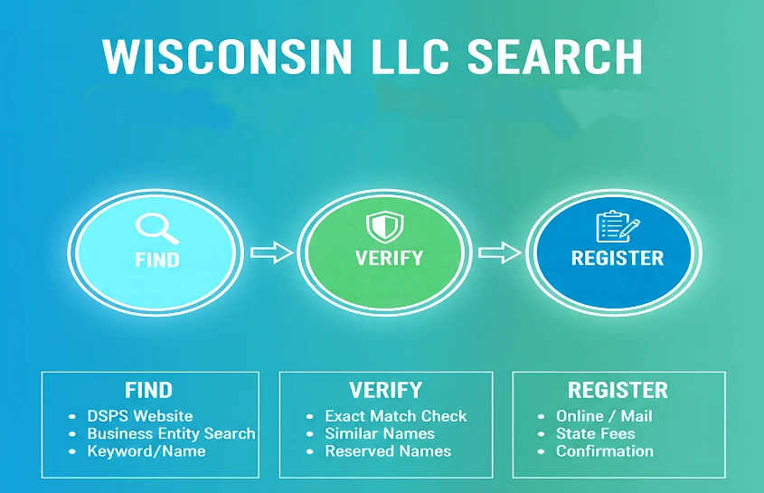 Wisconsin LLC Search: How to Find, Verify, and Register a Business Name